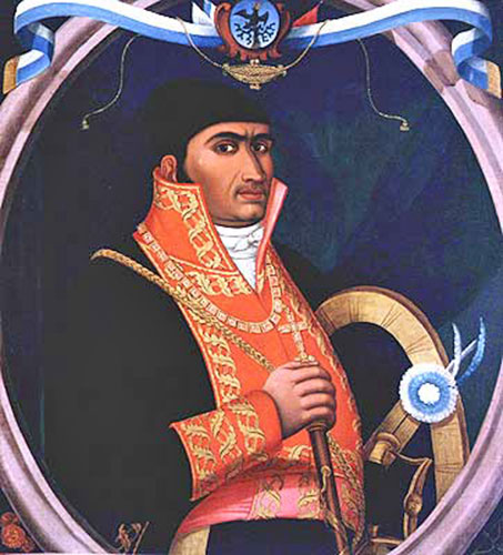 Retrato de José María Morelos y Pavón / Date: 7 September 2006. Author:  Anónimo, del siglo XIX This image is in the public domain.