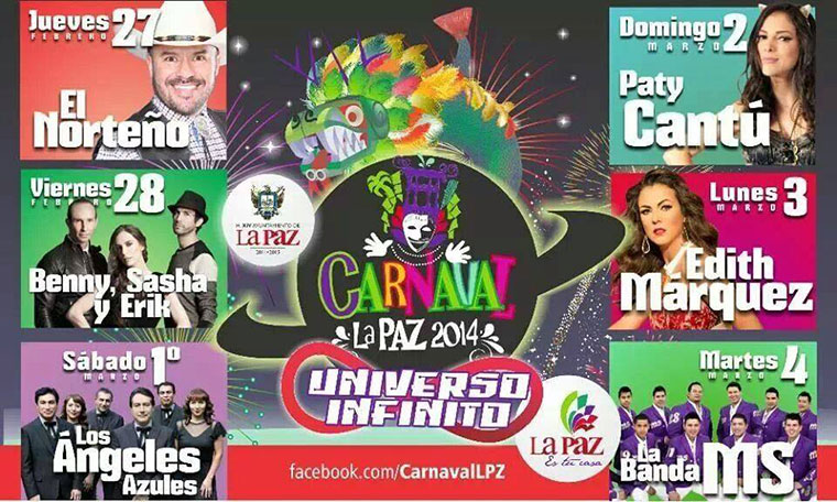 Carnaval La Paz, Baja California Sur - February 27 to March 04, 2014