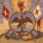 Hidalgo's Flag - Modern Replica. Guanajuato Gobierno del Estado