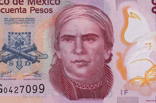 Jose Maria Morelos, 50 pesos Mexican banknote, 2012 Photo: Joseph A. Tyson