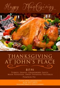 JOHN´S PLACE THANKSGIVING
