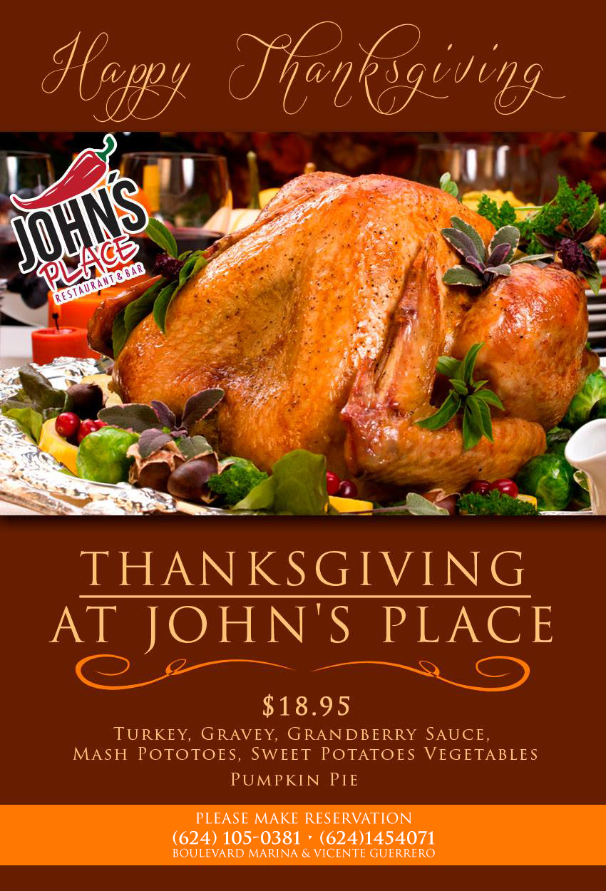 Happy Thanksgiving at John's Place