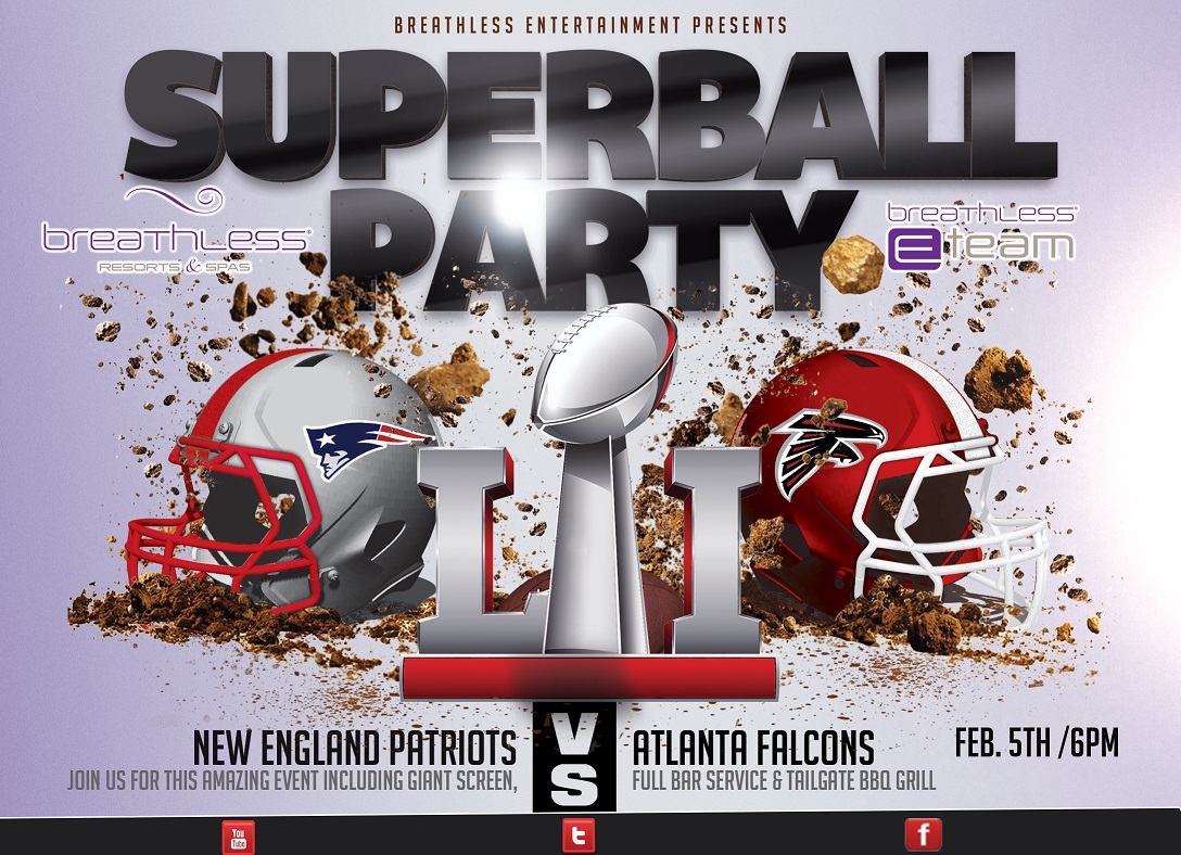 SuperBall Party at Breathless Resort and Spa
