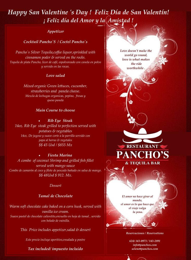 Valentine's Day at Pancho's Valentine's Day at Pancho's