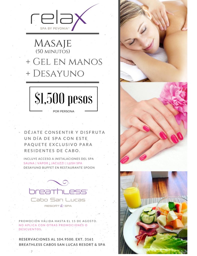 Dia de Spa en Relax Spa Breathless Resort and Spa