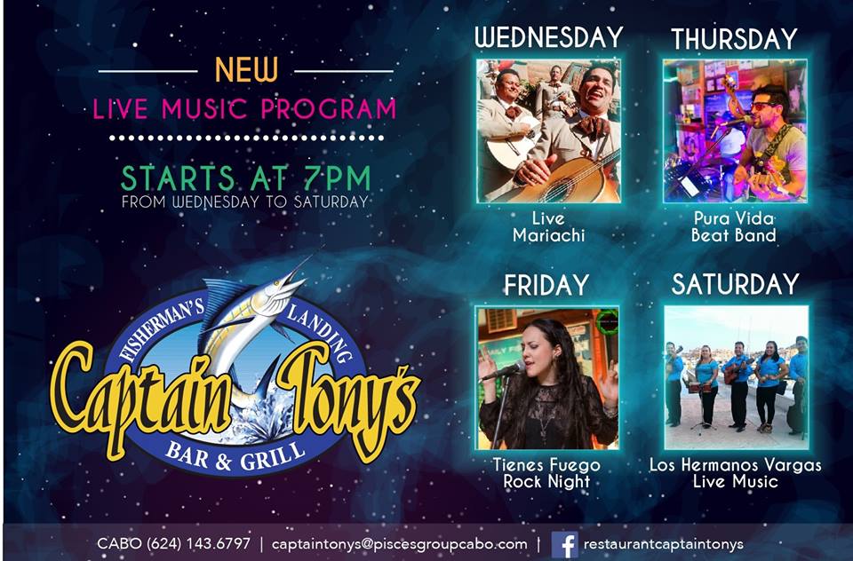Captain Tony's - New Live Music Program Captain Tony's - New Live Music Program