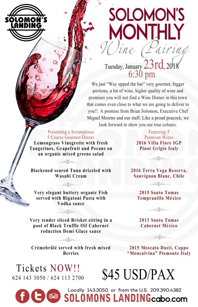 Monthly Wine Pairing